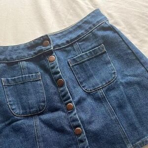🩵Brandy Melville Denim Mini Skirt🦋